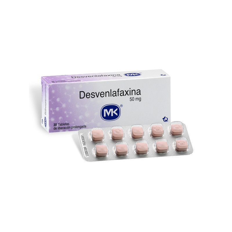 DESVENLAFAXINA 50 MG 30 TABLETAS MK(3% )