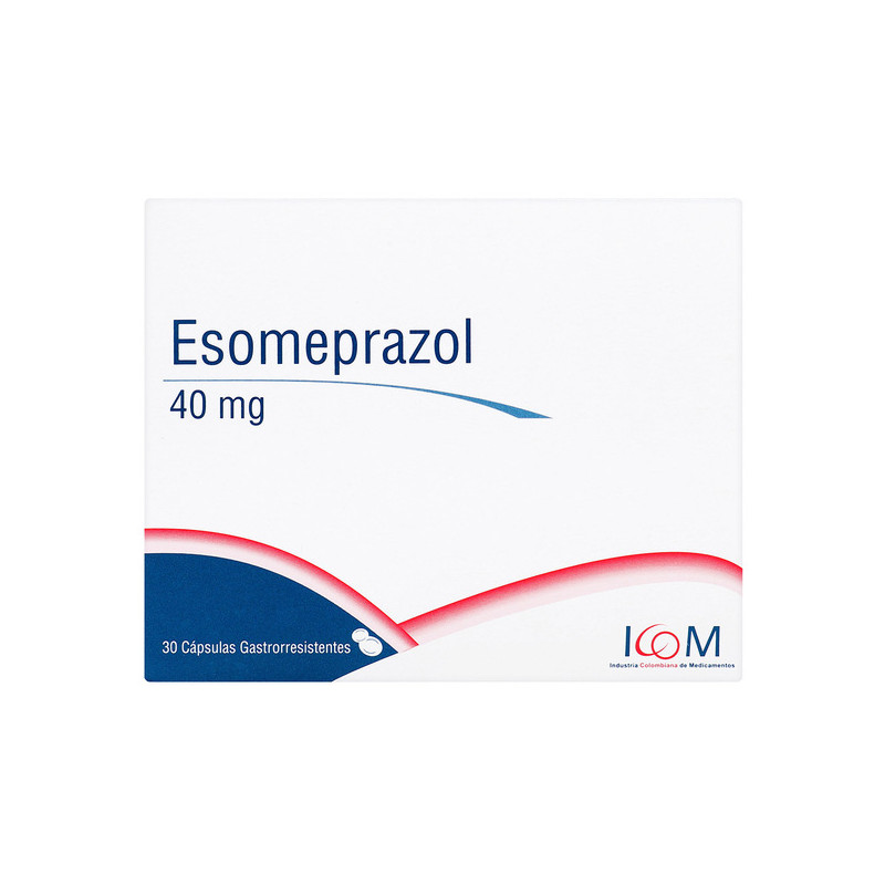 ( ) ESOMEPRAZOL 40 MG 30 CAPSULAS ICOM