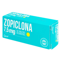 ZOPICLONA 7.5 MG 50 TABLETAS LP