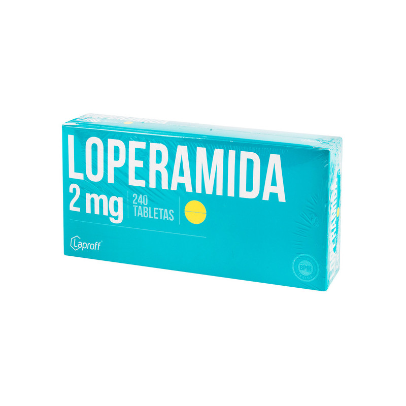LOPERAMIDA 2 MG 240 TABLETAS LP                   