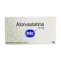 ATORVASTATINA 20 MG 30 TABLETAS MK (PAE)