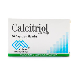 ( ) CALCITRIOL 0.50 MCG 30 CAPSULAS PC