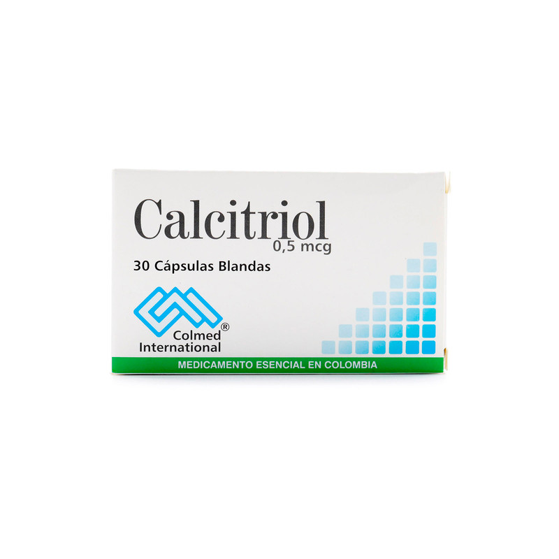 ( ) CALCITRIOL 0.50 MCG 30 CAPSULAS PC