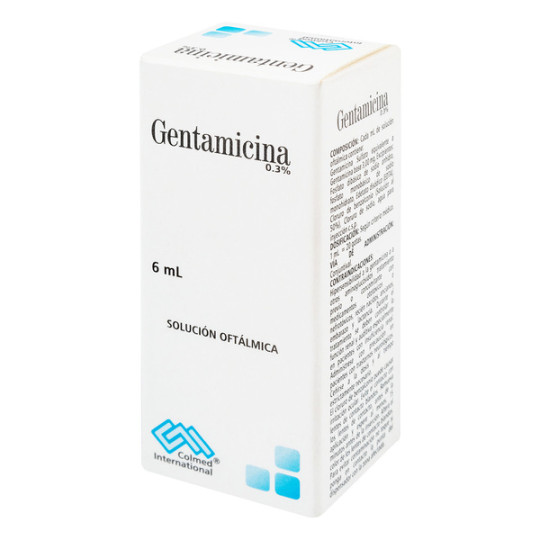 ( ) GENTAMICINA 0.3% OFTALMICA 6 ML PC
