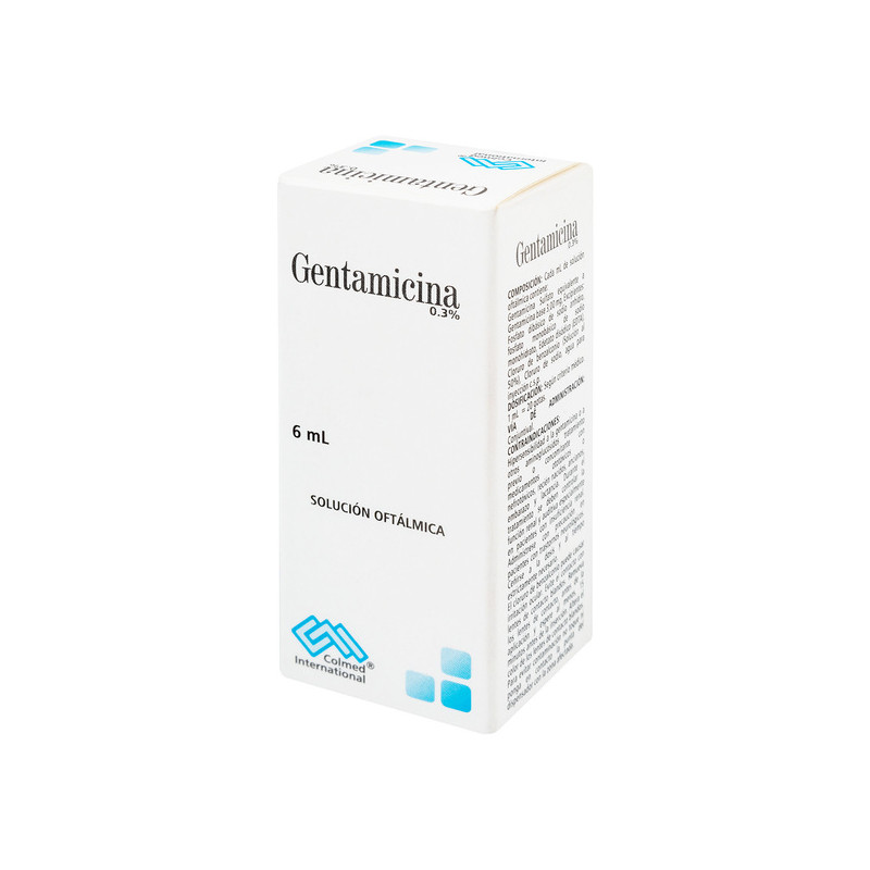 ( ) GENTAMICINA 0.3% OFTALMICA 6 ML PC