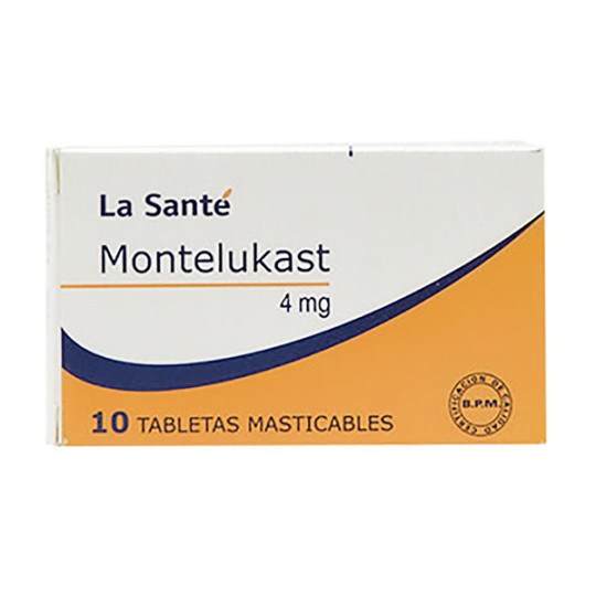 ( ) MONTELUKAST 4 MG 10 TABLETAS LS(M)8383