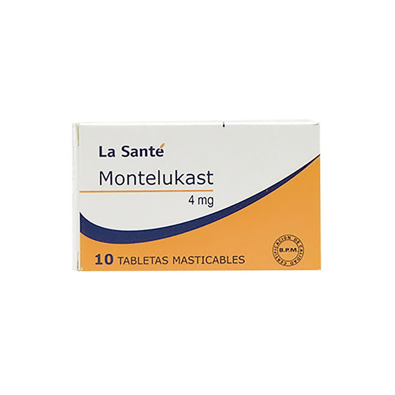 ( ) MONTELUKAST 4 MG 10 TABLETAS LS(M)8383