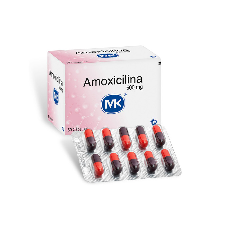 AMOXICILINA 500 MG 60 CAPSULAS MK                 