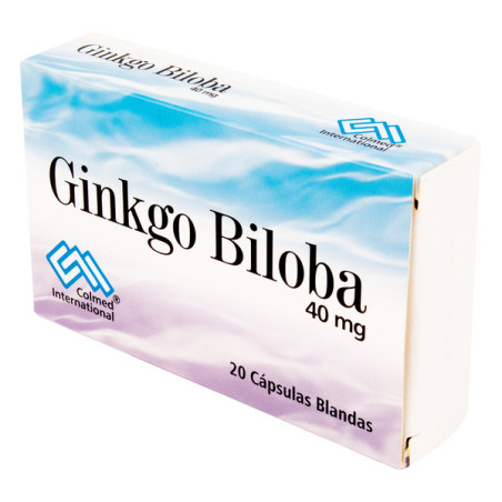 (+) GINKGO BILOBA 40 MG 20 CAPSULAS PC