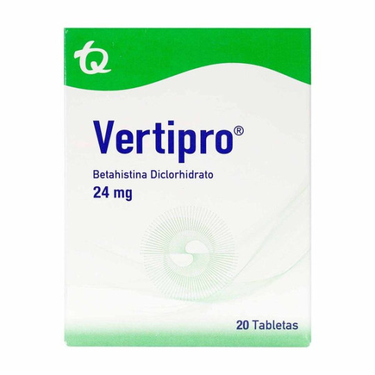 VERTIPRO 24 MG 20 TABS MK