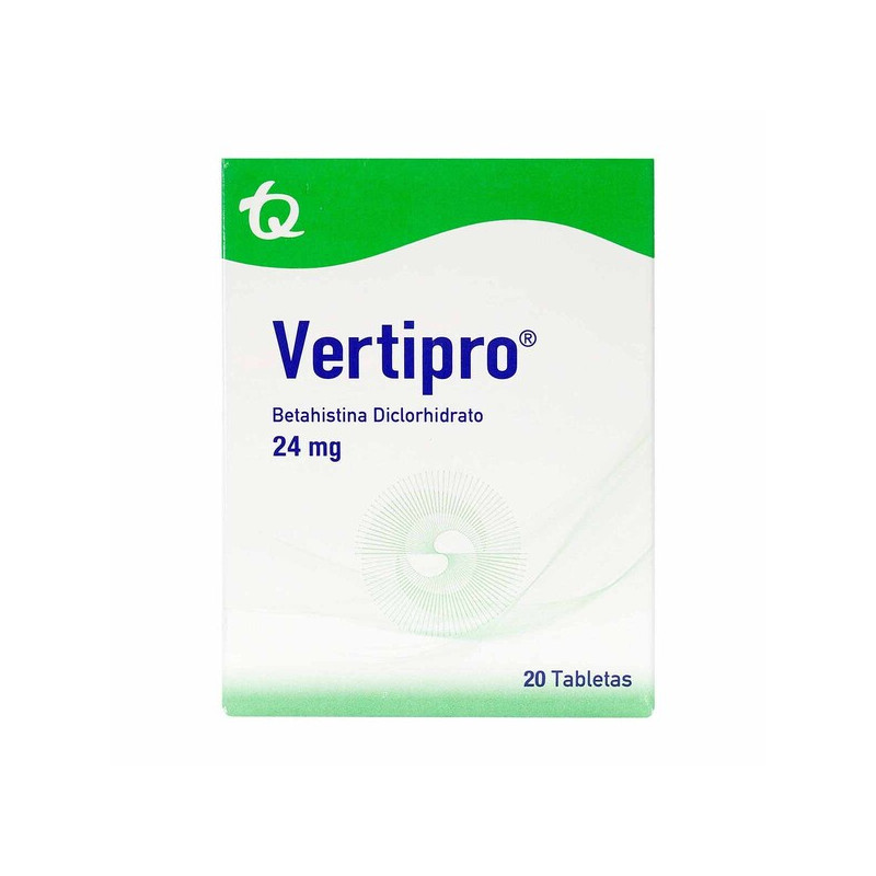 VERTIPRO 24 MG 20 TABS MK