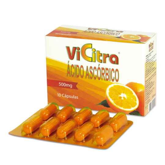 ( ) VITAMINA C VICITRA 500 MG 30 CAPSULAS
