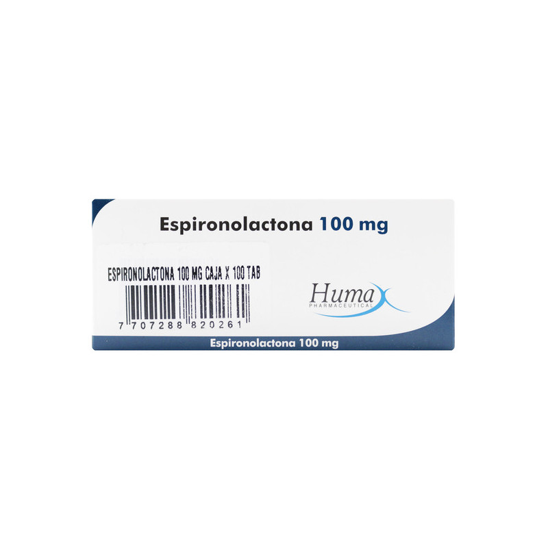 ESPIRONOLACTONA 100 MG 100 TABLETAS HP