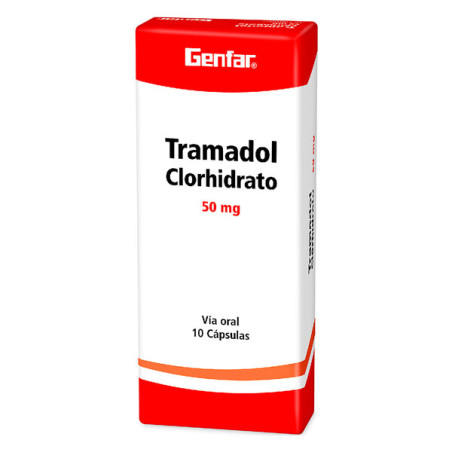 ( ) TRAMADOL 50 MG 10 CAPSULAS GF