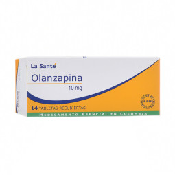 ( ) OLANZAPINA 10 MG 14 TABLETAS LS