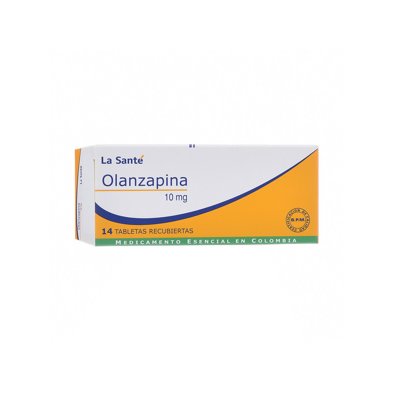 ( ) OLANZAPINA 10 MG 14 TABLETAS LS