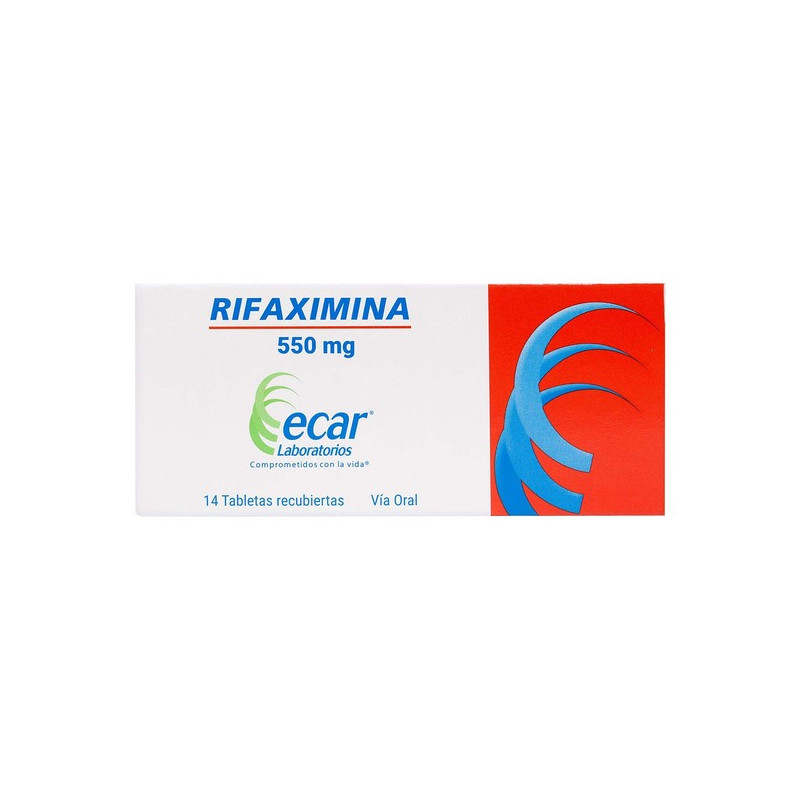 RIFAXIMINA 200 MG 14 TBS REC ECAR