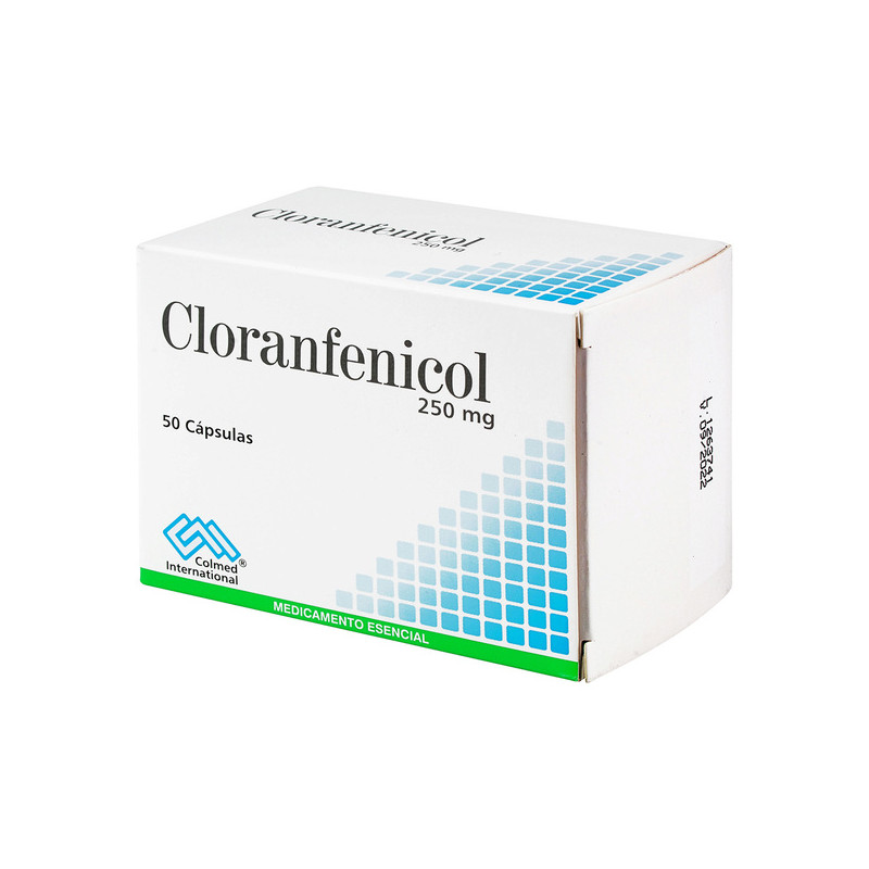 ( ) CLORANFENICOL 250 MG 50 CAPSULAS PC