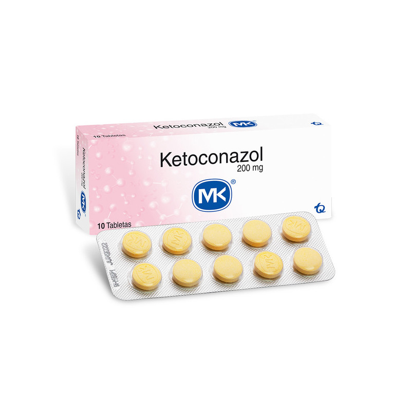 KETOCONAZOL 200 MG 10 TABLETAS MK