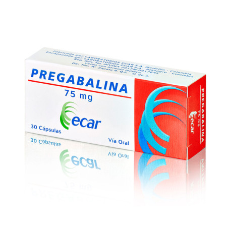 PREGABALINA 75 MG 30 CAP EC (M)40860