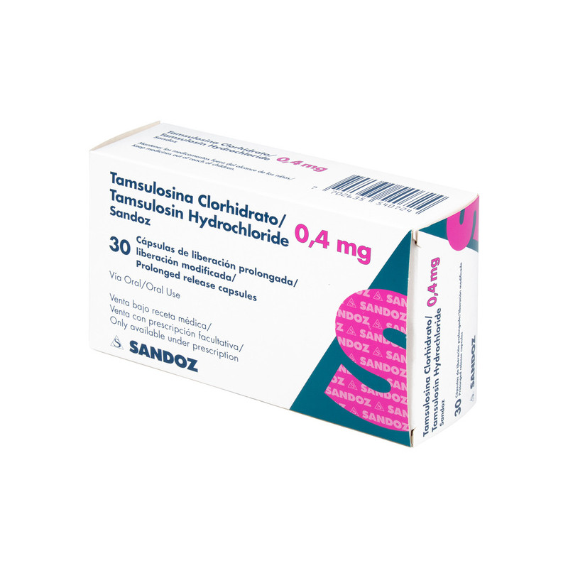 TAMSULOSINA 0.4 MG 30 CAP SZ