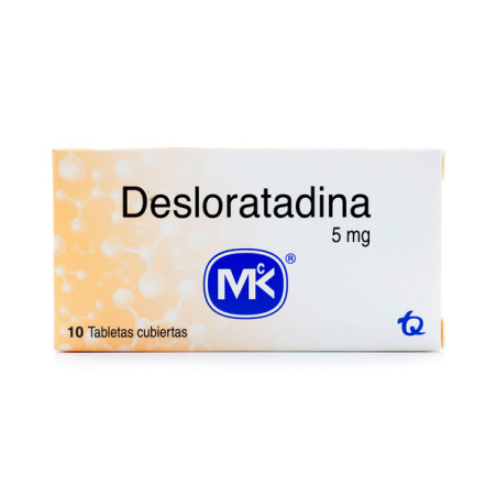 DESLORATADINA 5 MG 10 TABLETAS MK