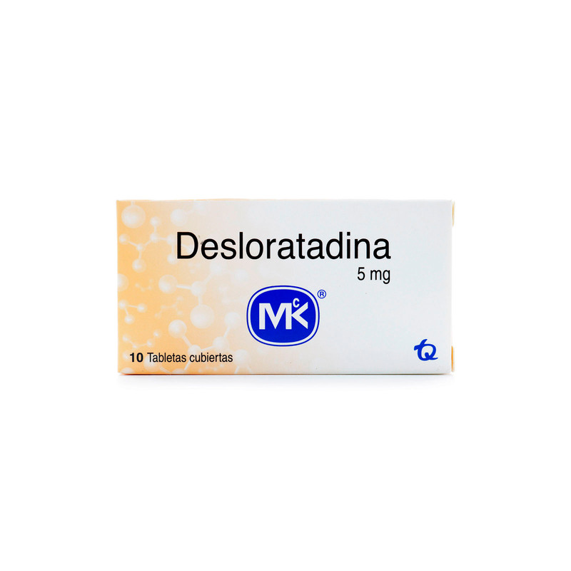 DESLORATADINA 5 MG 10 TABLETAS MK