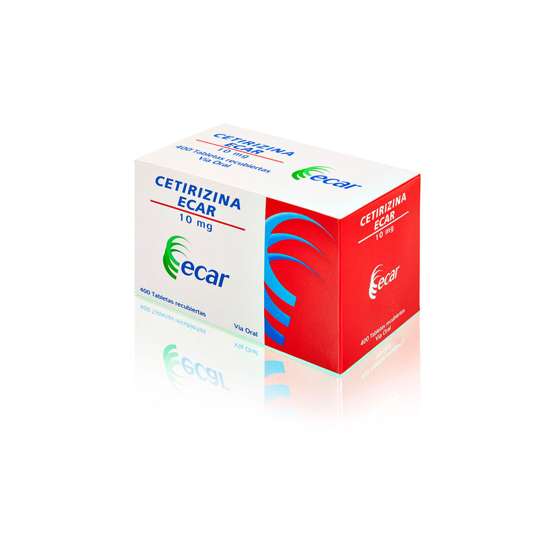 CETIRIZINA 10 MG 400 TABLETAS EC