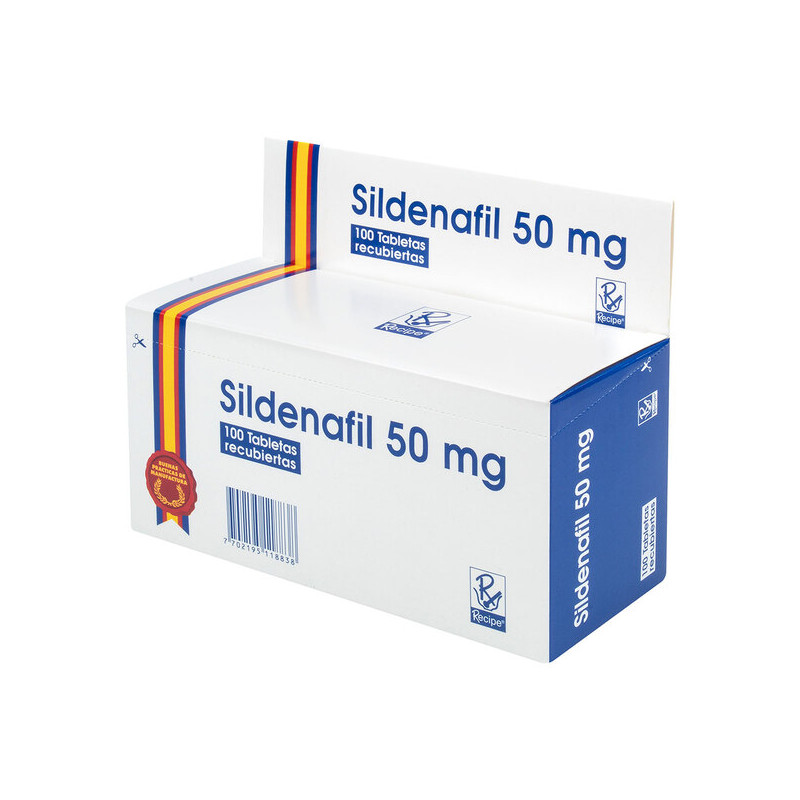 SILDENAFIL 50 MG 100 TABLETAS RC