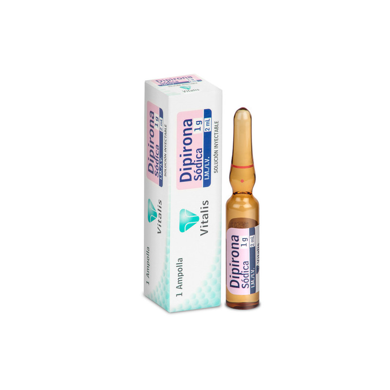 DIPIRONA 1G/2ML 1 AMPOLLA VT