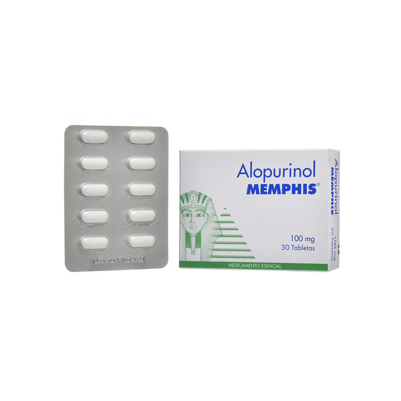( ) ALOPURINOL 100 MG 30 TBS MP
