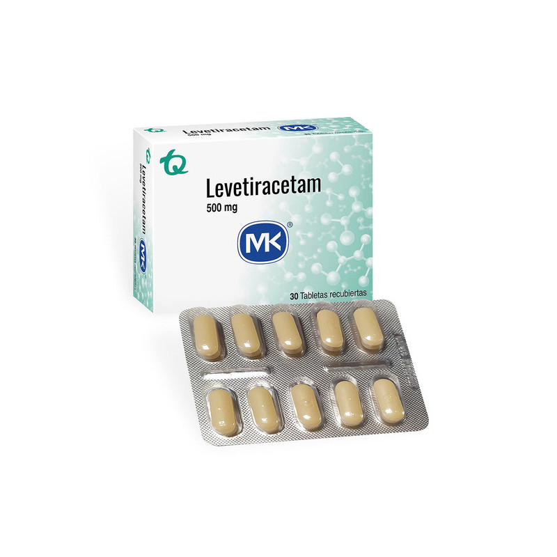 LEVETIRACETAM 500 MG 30 TBS MK (P)44100