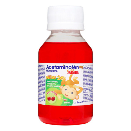 ( ) ACETAMINOFEN 150 MG/5 ML JARABE 90 ML LS