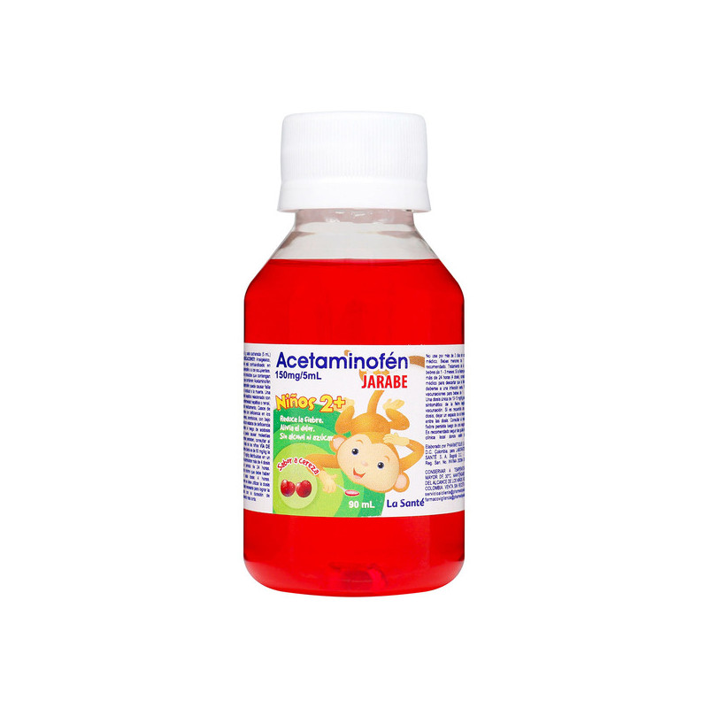 ( ) ACETAMINOFEN 150 MG/5 ML JARABE 90 ML LS