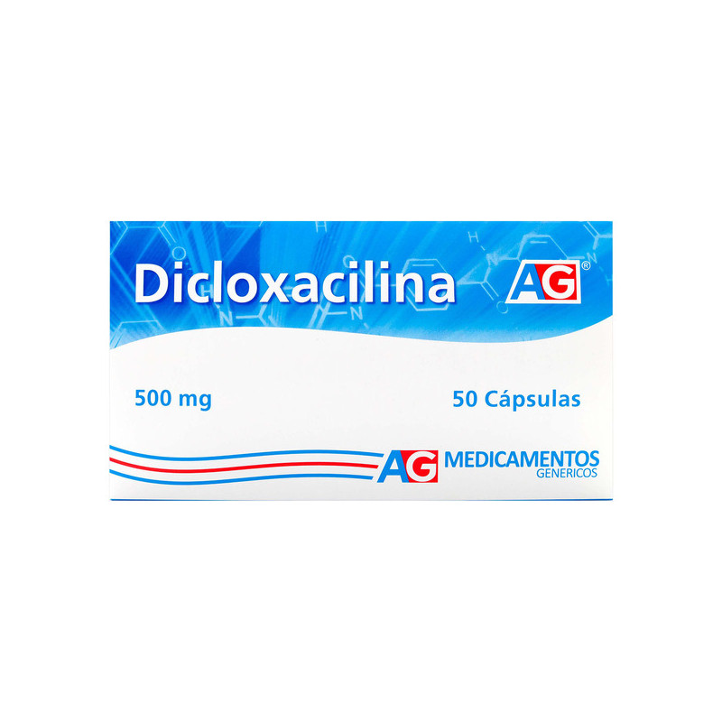 DICLOXACILINA 500 MG 50 CAPSULAS AG