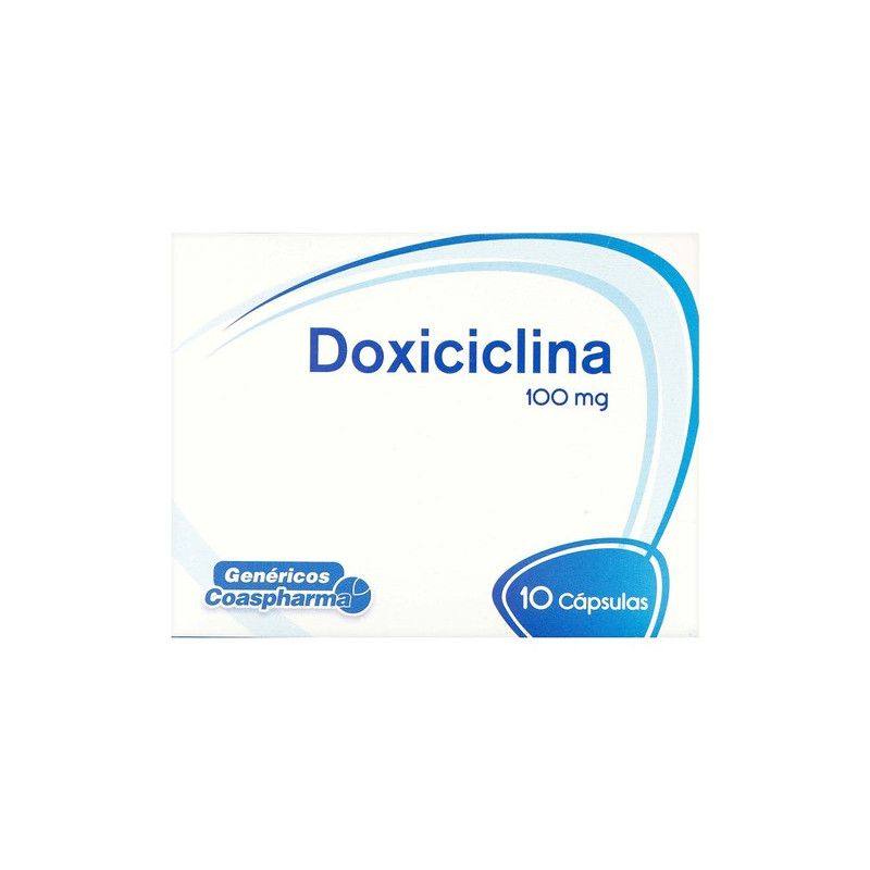 DOXICICLINA 100 MG 10 TABLETAS                    