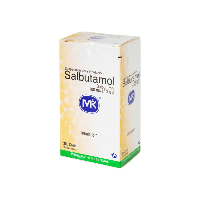 SALBUTAMOL INHALADOR 200 DOSIS MK