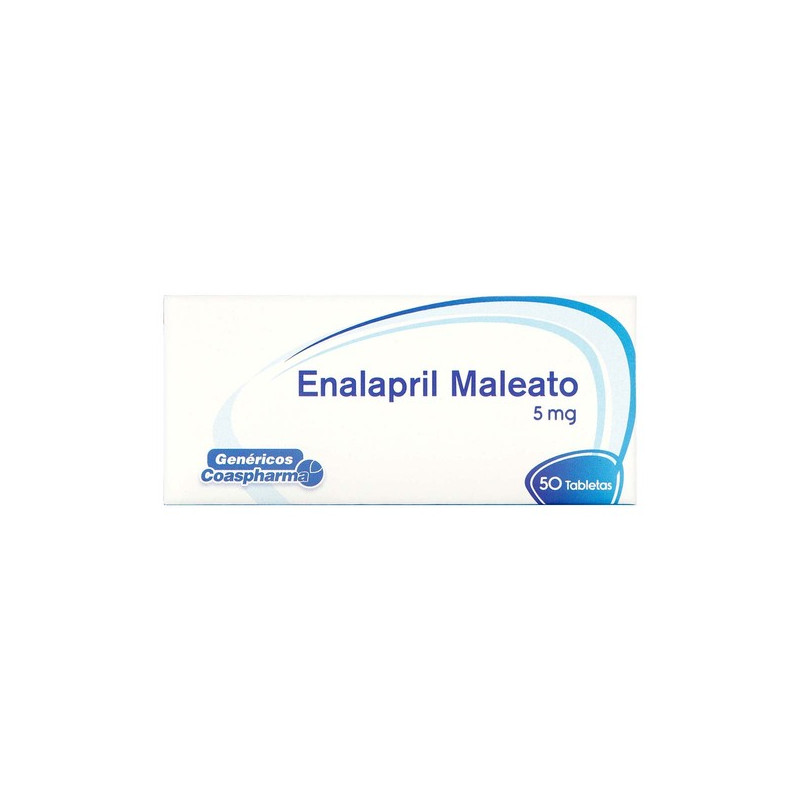 ENALAPRIL 5 MG 50 TABLETAS