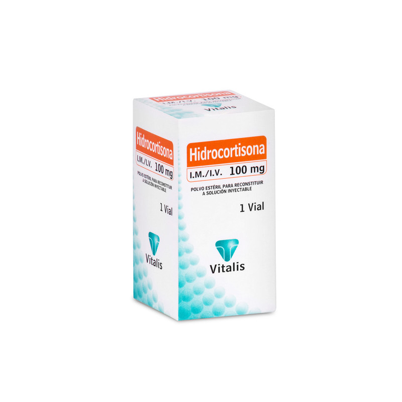 HIDROCORTISONA 100 MG 1 AMPOLLA VT