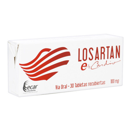 LOSARTAN 100 MG 30 TABS ECAR                      