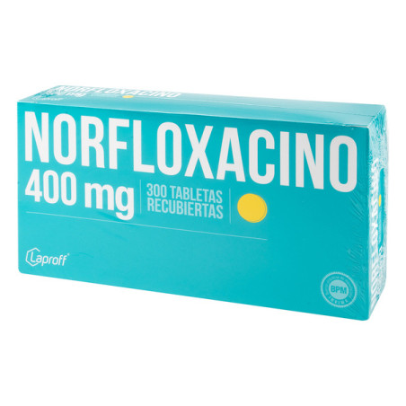 NORFLOXACINA 400 MG 300 TABLETAS LP