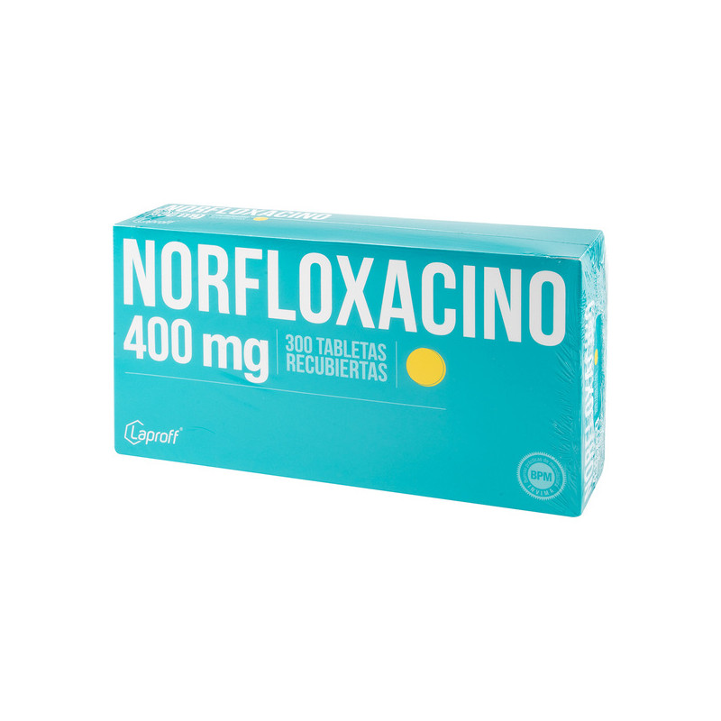 NORFLOXACINA 400 MG 300 TABLETAS LP