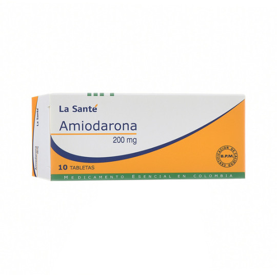 ( ) AMIODARONA 200 MG 10 TABLETAS LS