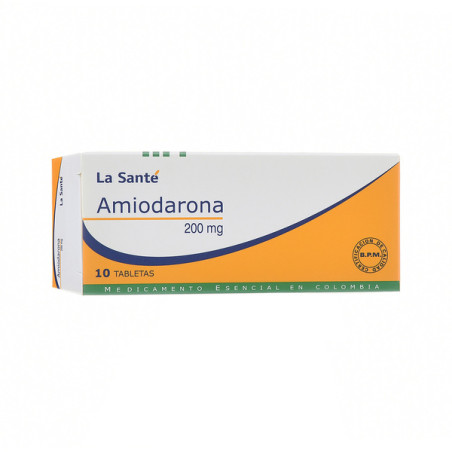 ( ) AMIODARONA 200 MG 10 TABLETAS LS