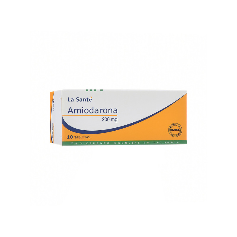 ( ) AMIODARONA 200 MG 10 TABLETAS LS