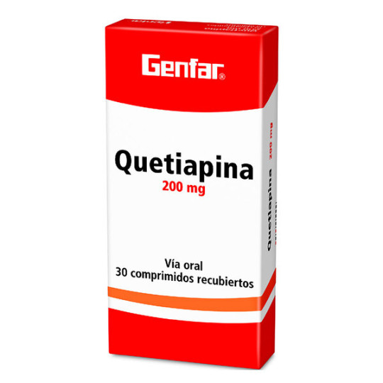 ( ) QUETIAPINA 200 MG 30 TBS GF (M)111600