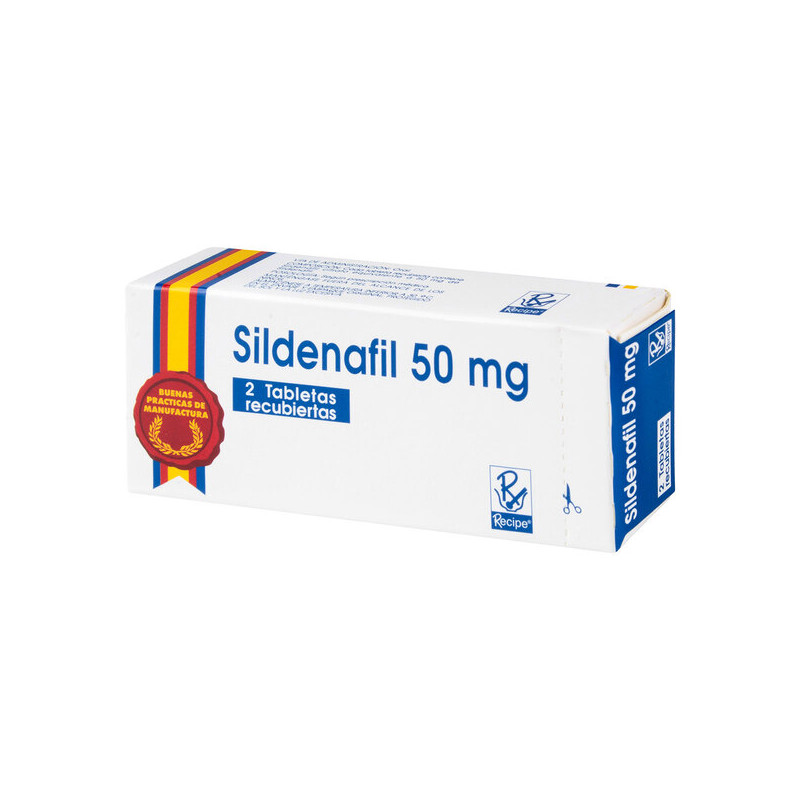 SILDENAFIL 50 MG 2 TABLETAS RC