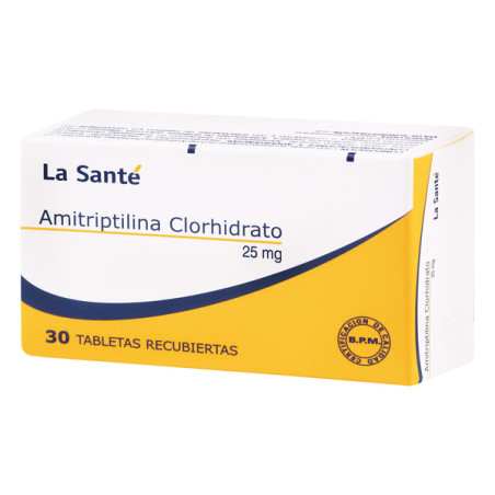 ( ) AMITRIPTILINA 25 MG 30 TABLETAS LS