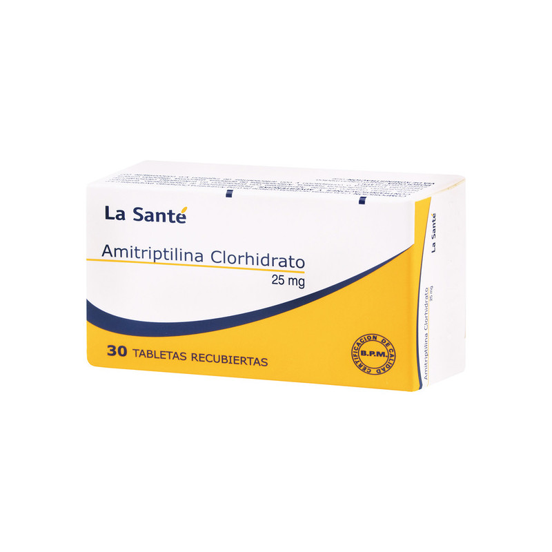 ( ) AMITRIPTILINA 25 MG 30 TABLETAS LS