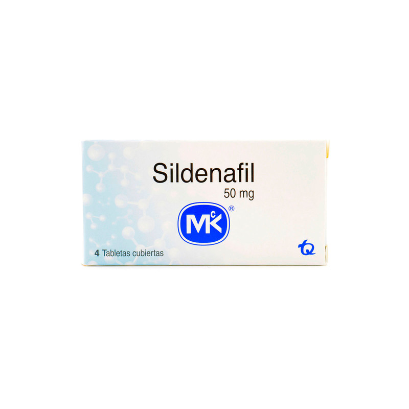 SILDENAFIL 50 MG 4 TABLETAS MK